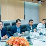 Cambodian and French officials meeting to discuss digital skills development, education cooperation, and human capital initiatives in Cambodia.