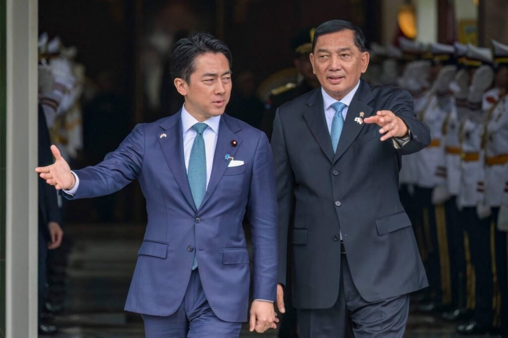 Indonesia and Japan defence ministers signing an agreement in Jakarta focusing on defence cooperation and regional security.