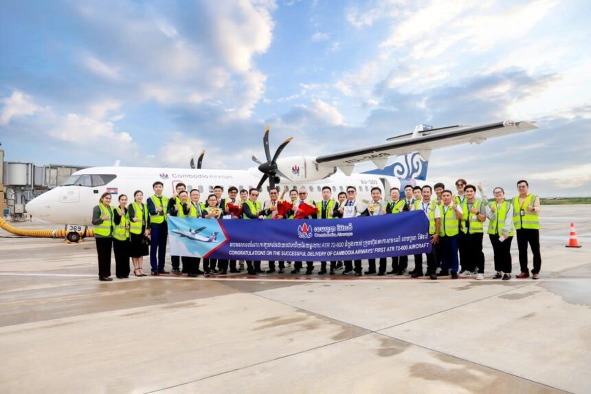 Cambodia Airways Expands Regional Fleet with Arrival of New ATR 72-600
