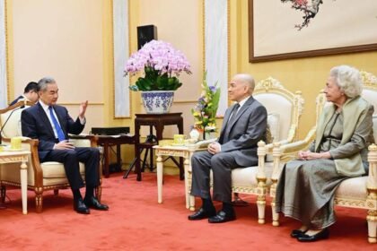 Their Majesties the King and Queen Mother of Cambodia Grant Royal Audience to Chinese Foreign Minister