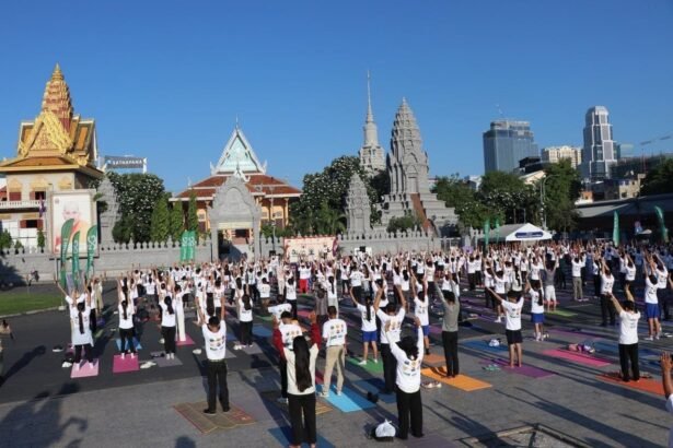 International Day of Yoga Cambodia 2026 Celebrated at Techo Meas Techo Yort Park