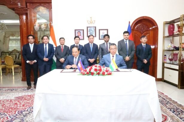 India and Cambodia Sign MoU for Quick Impact Project on Humanitarian Demining in Pursat Province