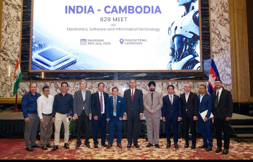 Indian Tech Delegation Meets Cambodian Counterparts in Phnom Penh to Drive Digital Transformation Partnership