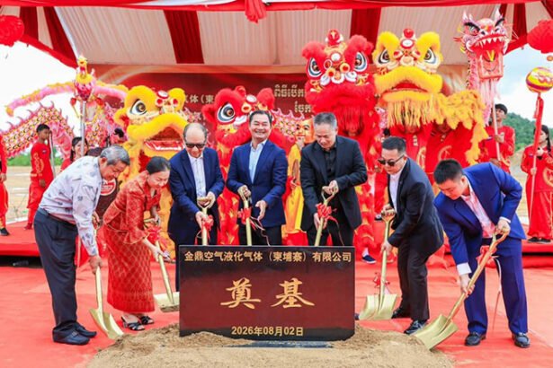 Chinese Firm Breaks Ground on $10 Million Industrial Gas Facility in Kampong Speu
